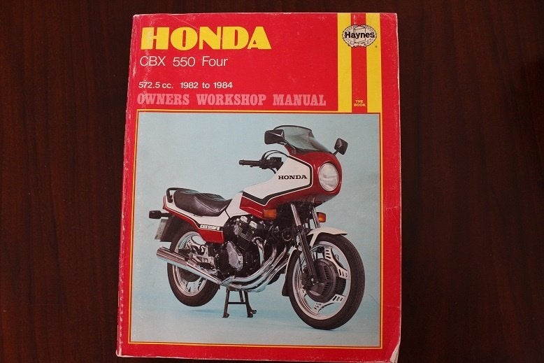 Honda CBX550 1982 - 1984 workshop manual handboek CBX 550, Motoren, Handleidingen en Instructieboekjes, Ophalen of Verzenden, Honda