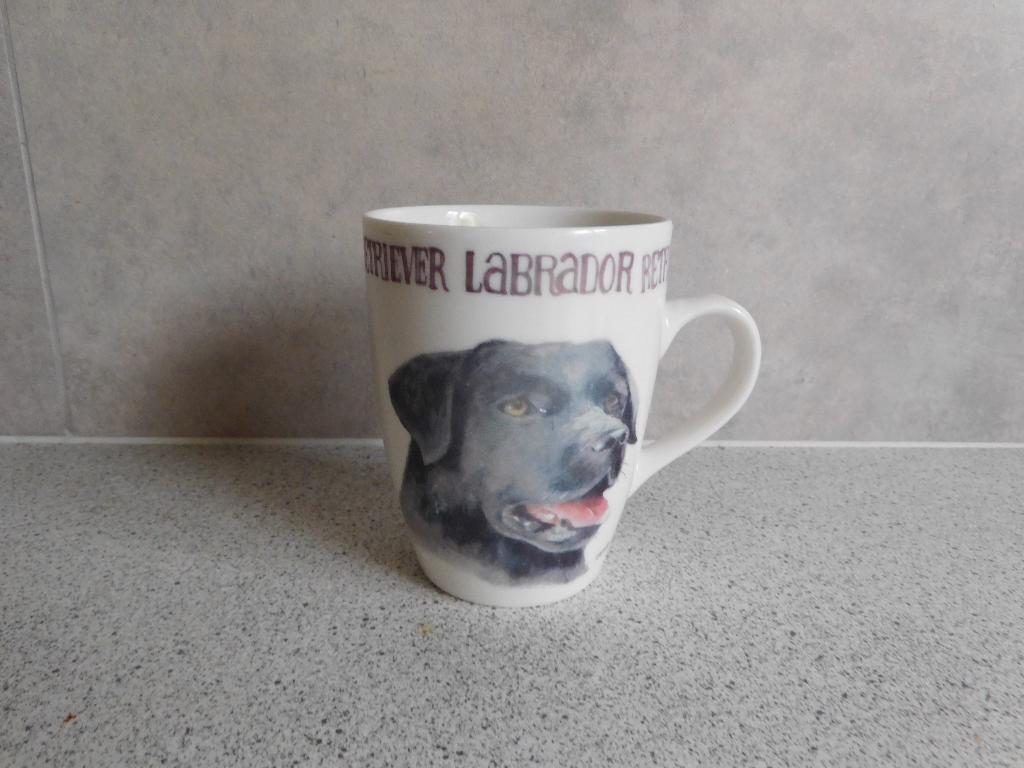 Mok 10,5x8 cm. Labrador Retriever JET by ter Steege, Ophalen of Verzenden, Zo goed als nieuw, Overige stijlen, Kop(pen) en/of Schotel(s)