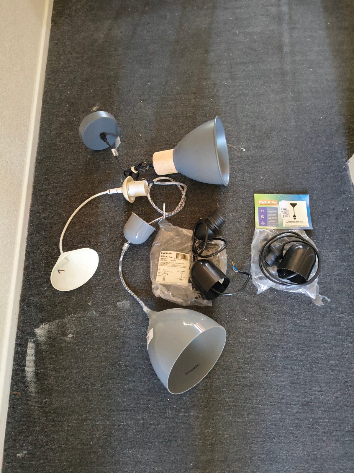 Diverse lampen, Ophalen