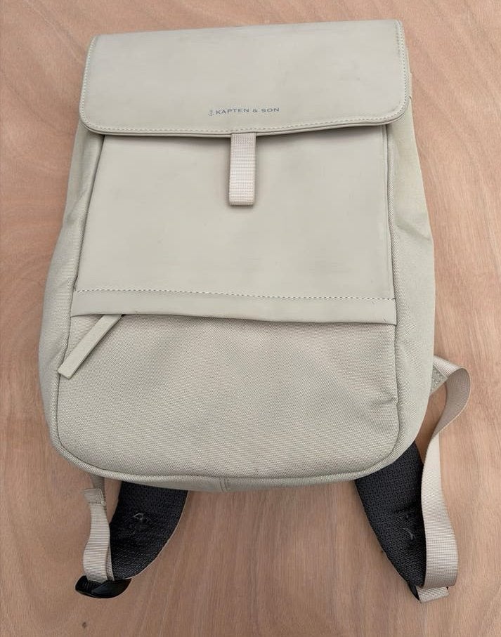 Kapten & Son Fyn rugzak - Crème, Ophalen, Gebruikt, Overige merken, 30 tot 45 cm