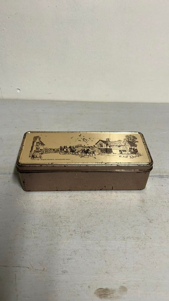 Antiek Lepeltjes blik van Douwe Egberts, Ophalen of Verzenden, Gebruikt, Overige