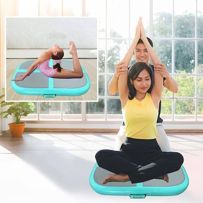 AirBlock Opblaasbare Gymnastiekmat met Elektr. Pomp NIEUW !!, Sport en Fitness, ., Nieuw, Maat 36 t/m 42, Ophalen of Verzenden