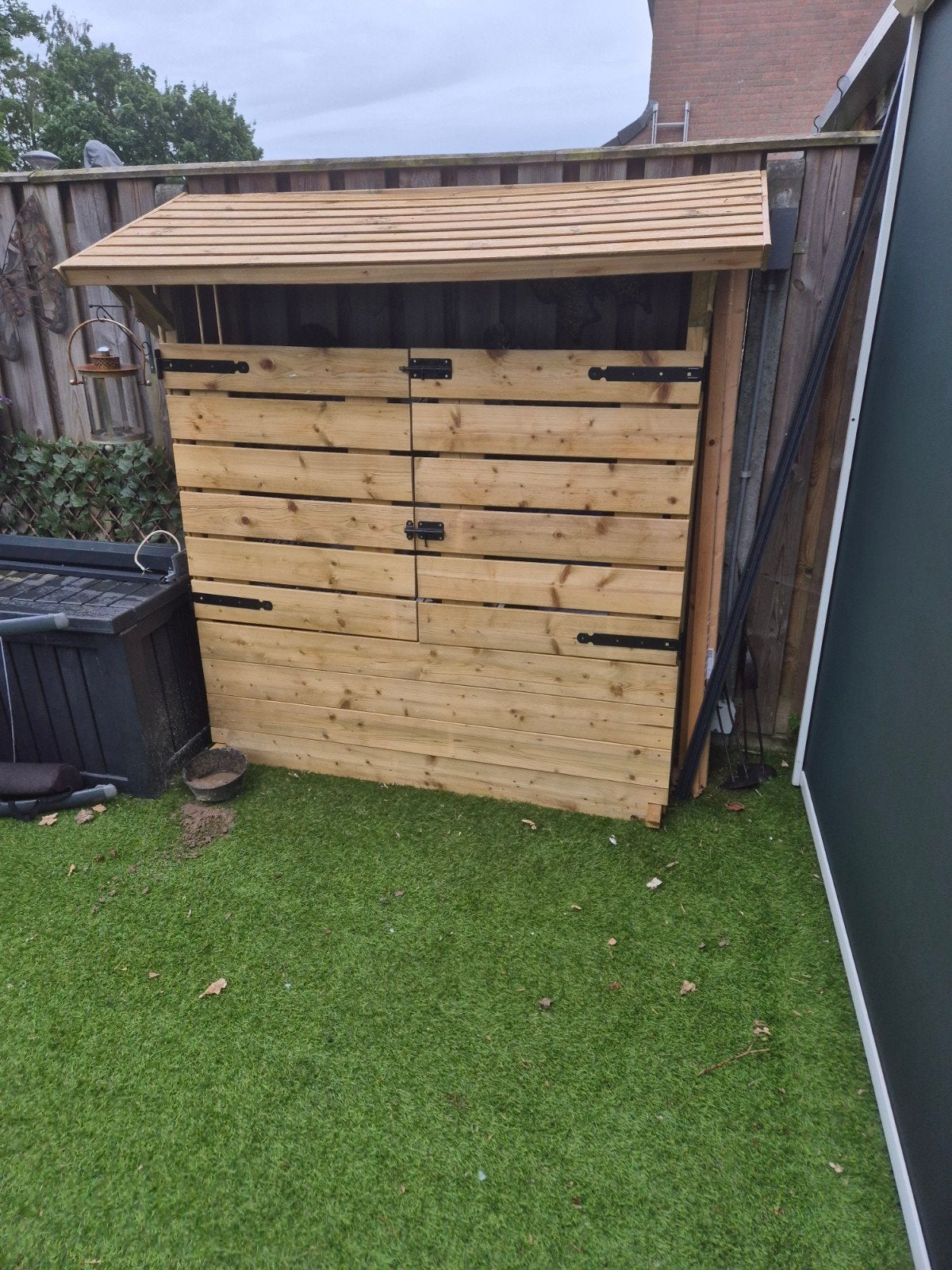 Te koop hout opslag, Tuin en Terras, Bergingen en Tuinkasten, Ophalen, Hout, Overige typen