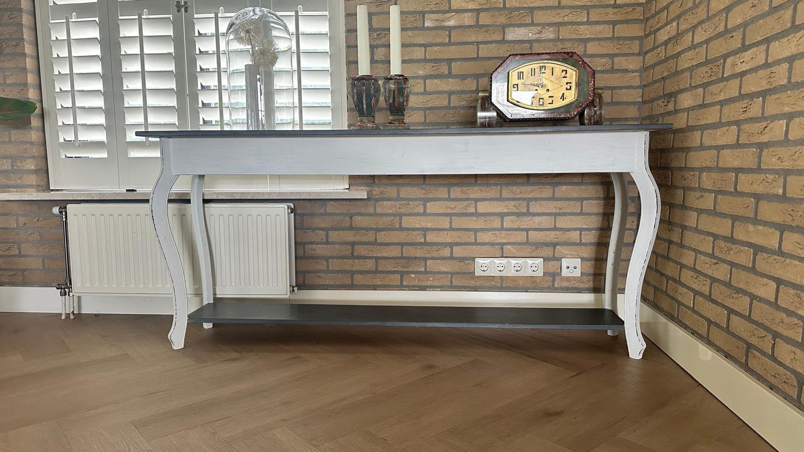 Sidetable wit, Ophalen, Gebruikt, 150 tot 200 cm, 25 tot 50 cm