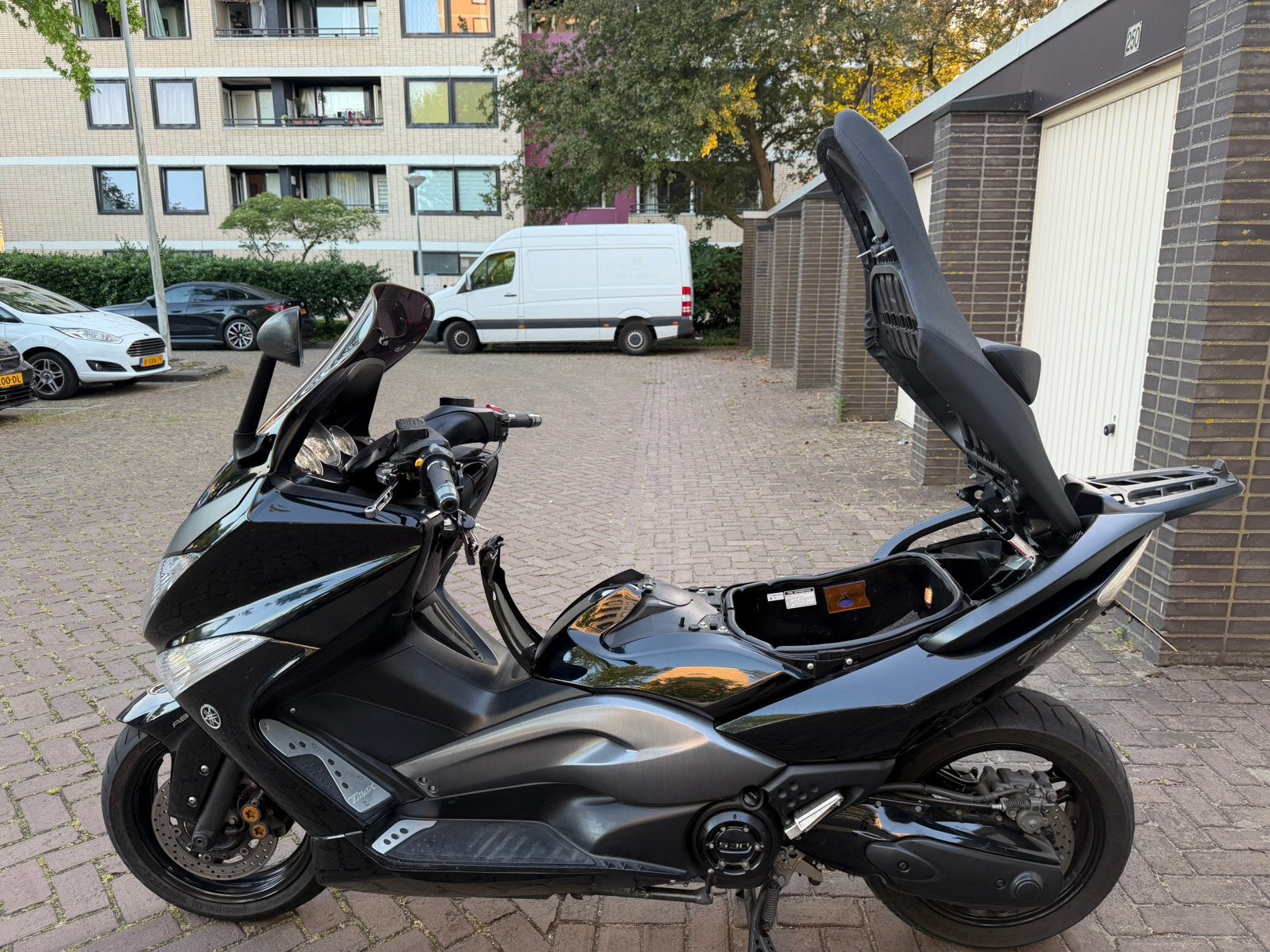 Zeer snelle en nette Yamaha T-Max 500 met J-Costa varioset, Ophalen of Verzenden