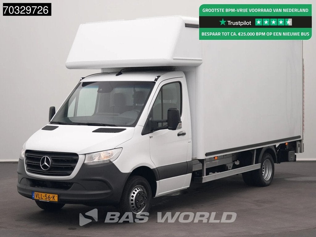 Mercedes Sprinter 516 CDI Automaat Laadklep Zijdeur Dubbellu, Auto's, Automaat, Stof, Gebruikt, Euro 6