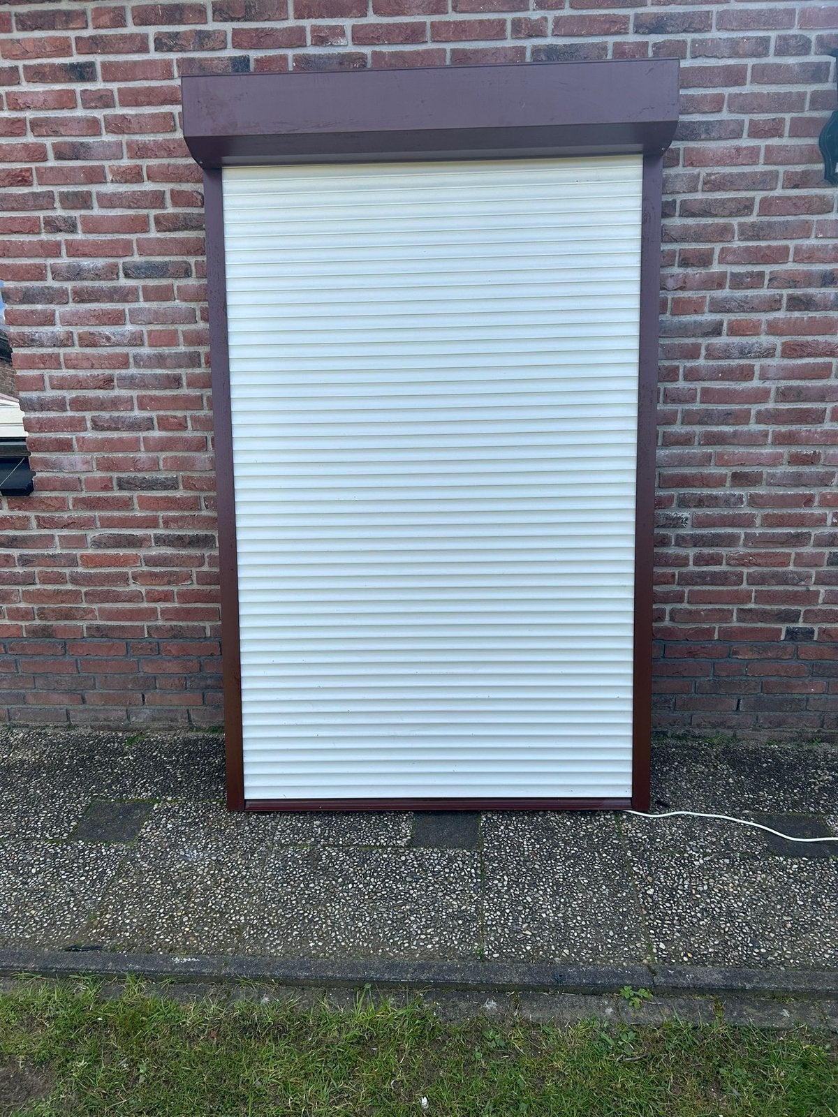 Rolluik elektrisch afm. 1277mm x 1850mm - zo goed als nieuw, Doe-het-zelf en Verbouw, Rolluiken, Ophalen of Verzenden, Zo goed als nieuw