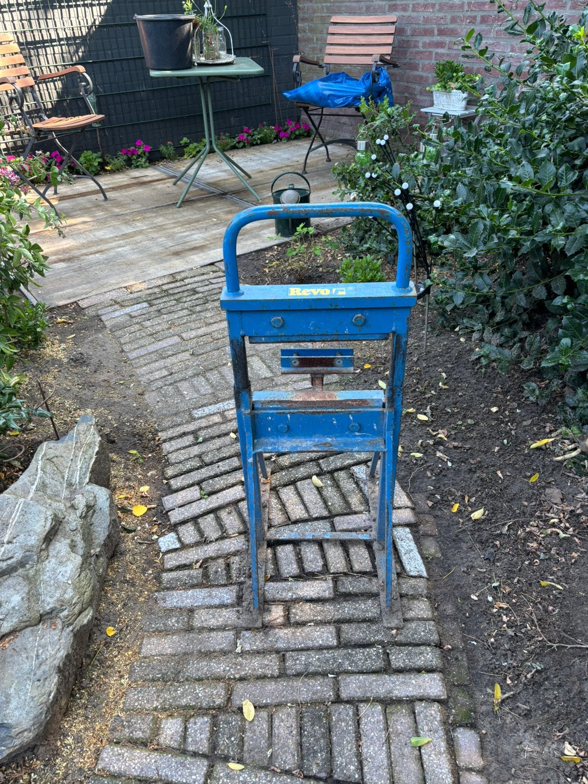 Stenen knipper, Ophalen, Gebruikt