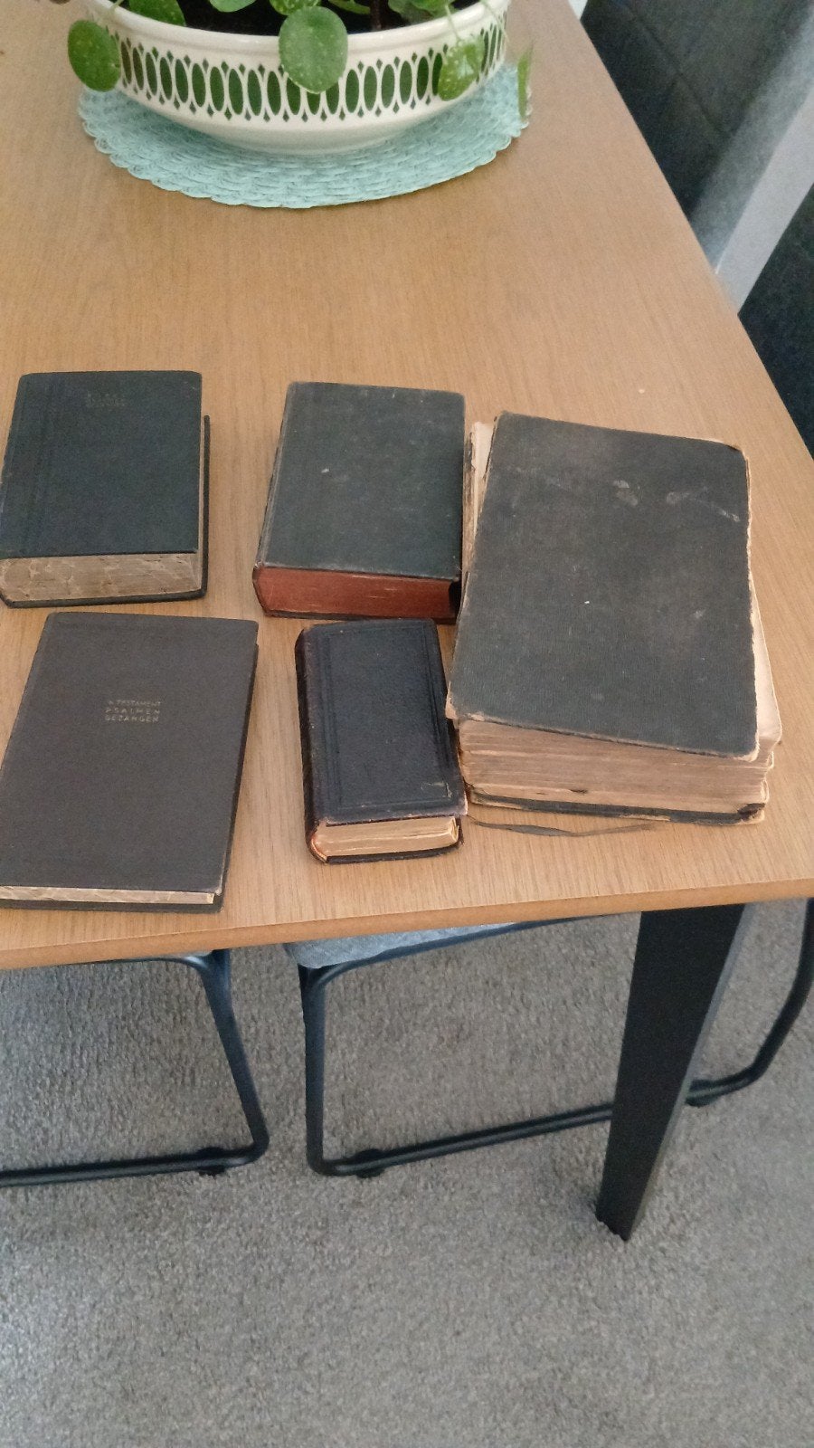 Oude Bijbels en Psalmenboeken - Collectie van 5, Ophalen