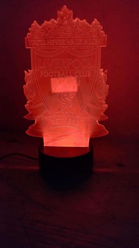 3d led light lamp Liverpool, Ophalen of Verzenden, Nieuw, Minder dan 50 cm