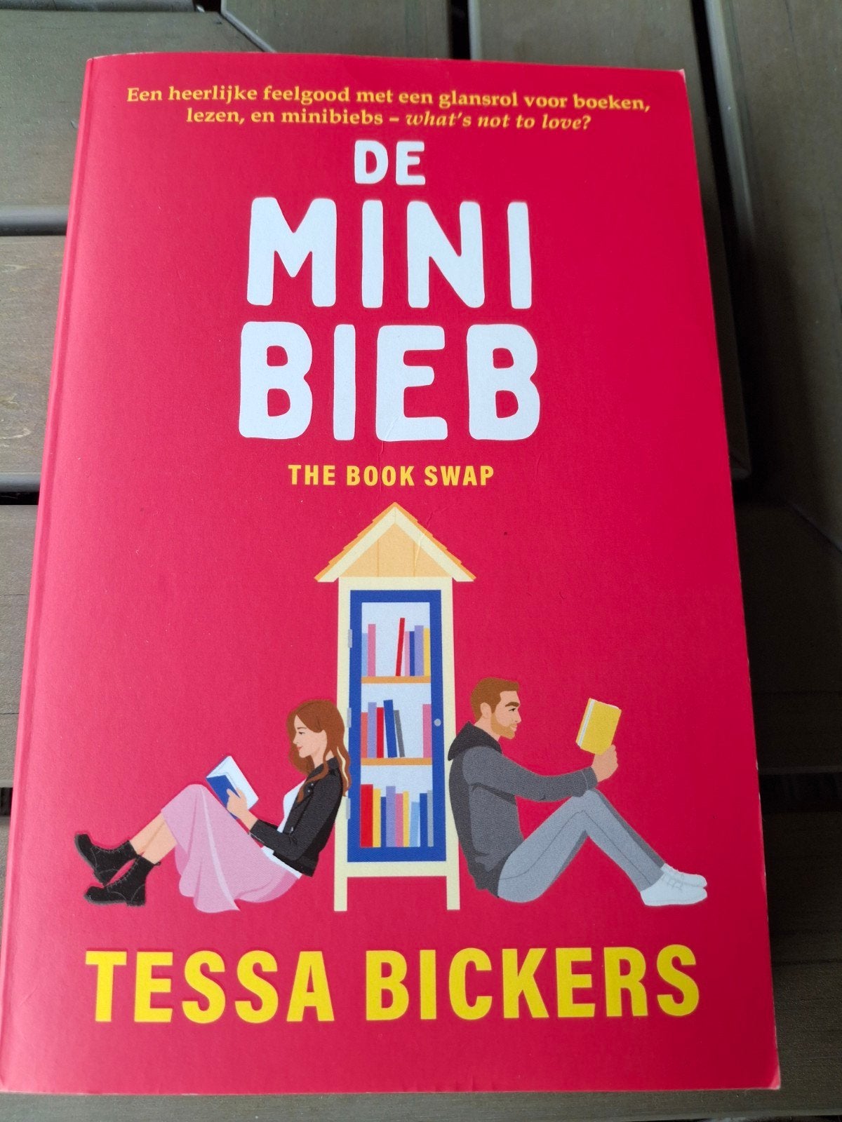 De Minibieb - Tessa Bickers - Feelgood roman, Ophalen of Verzenden, Zo goed als nieuw, Tessa Bickers, Nederland