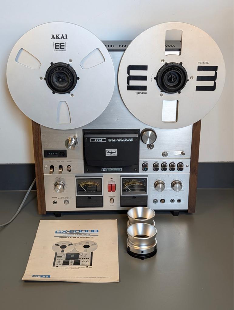 Akai GX-600DB Reel-to-Reel Tape Recorder | Werkend, Ophalen, ., ., Bandrecorder