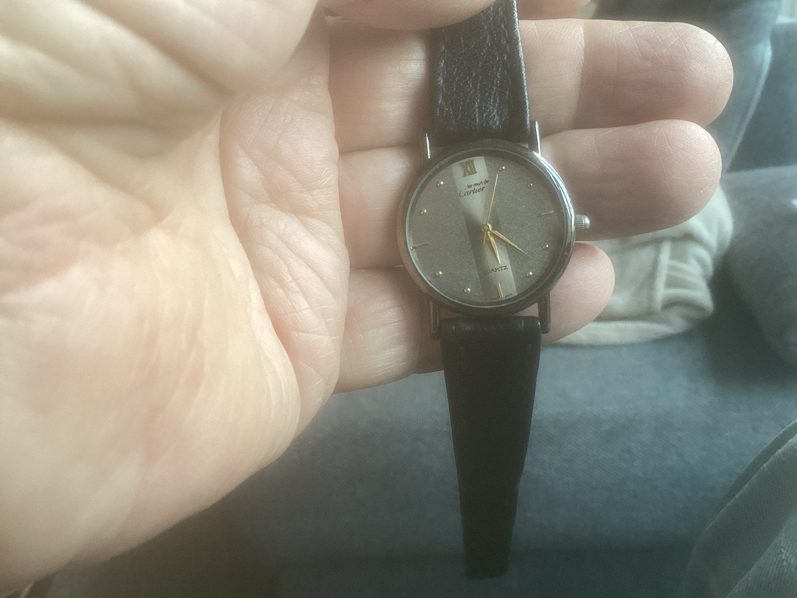 Cartier Les Must de Quartz Dameshorloge - Nagezien, Overige merken, Staal, Polshorloge, Ophalen of Verzenden