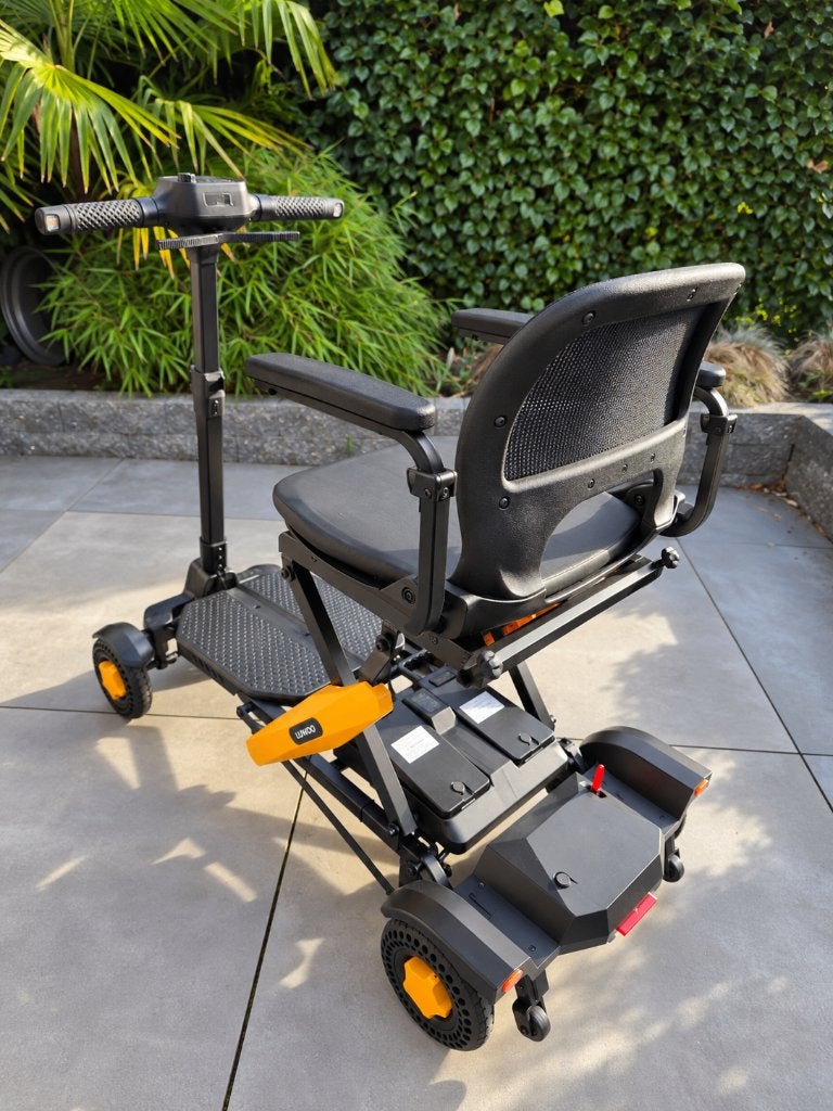 LUMOVO Elektrisch Opvouwbare Scootmobiel – 1 Druk Op De Kno, Ophalen of Verzenden, Nieuw, Life and Mobility, 10 km/u of minder
