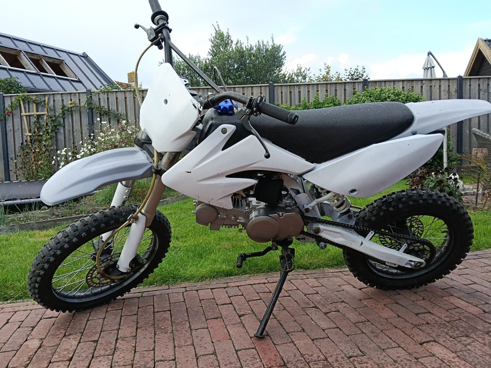 Witte pitbike 125cc 4takt van Orion., Gebruikt, 125 cc, Pitbike, Schijfrem