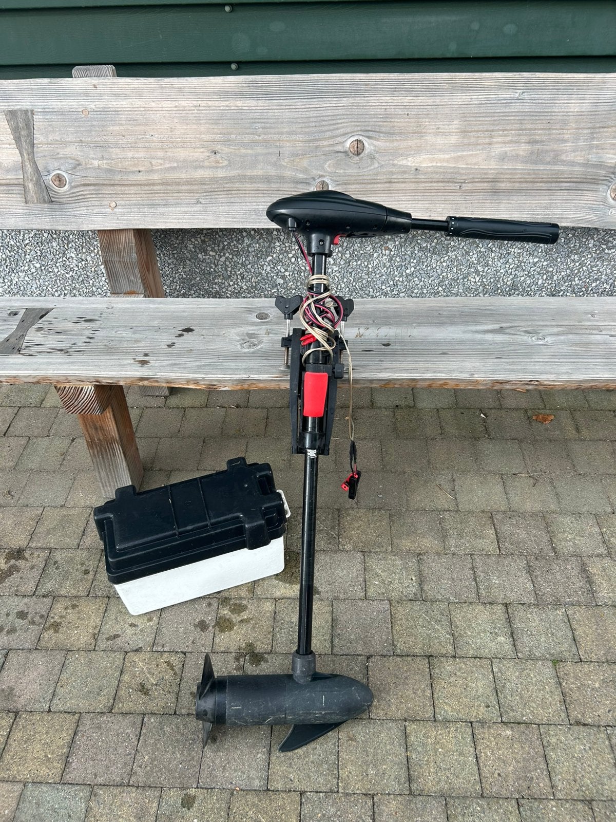 Intex elektrische buitenboormotor, Watersport en Boten, Ophalen, Zo goed als nieuw, Motor en Techniek, Zeilboot of Motorboot