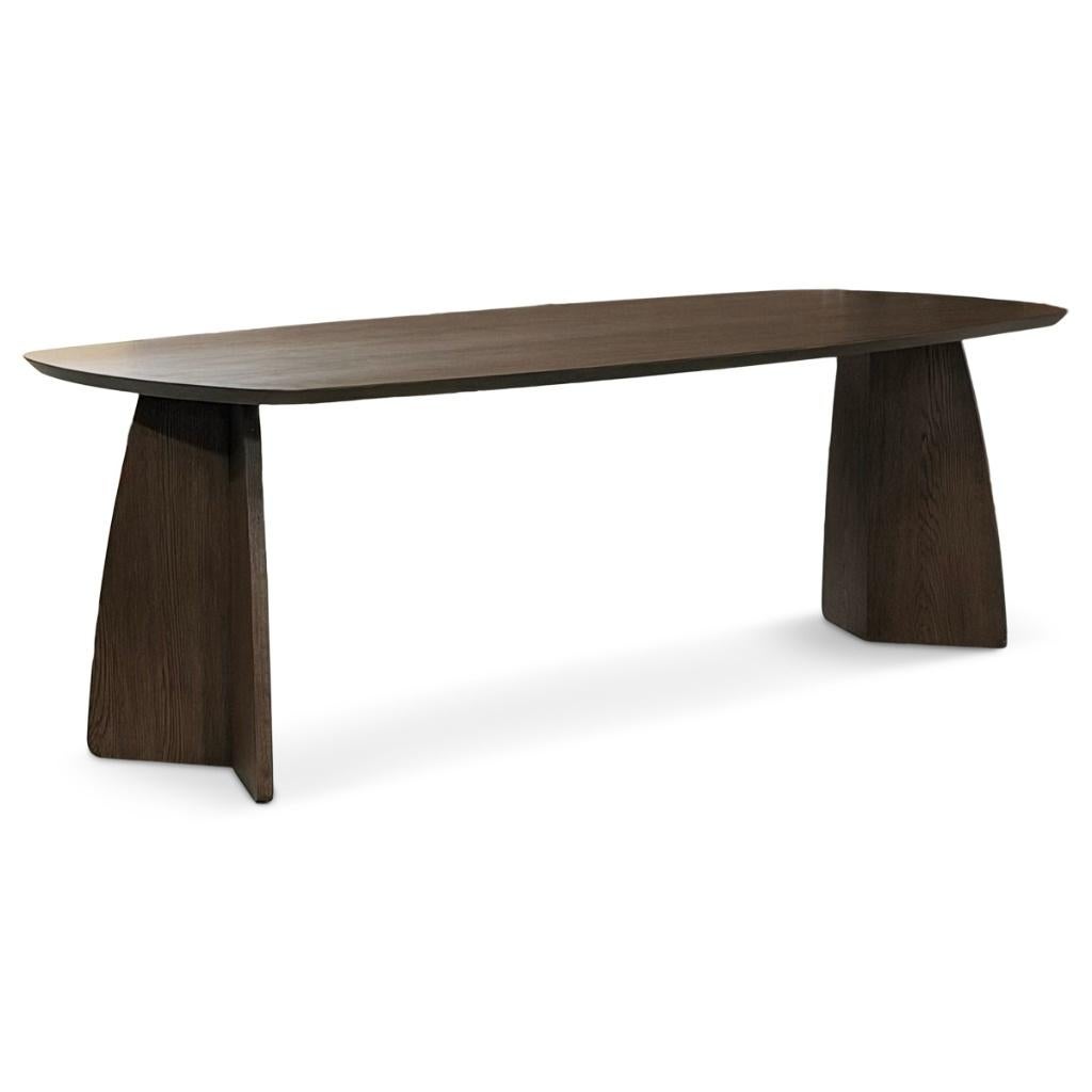 Foto 4 van Japandi tafel deens ovaal eiken bruin 210 240cm