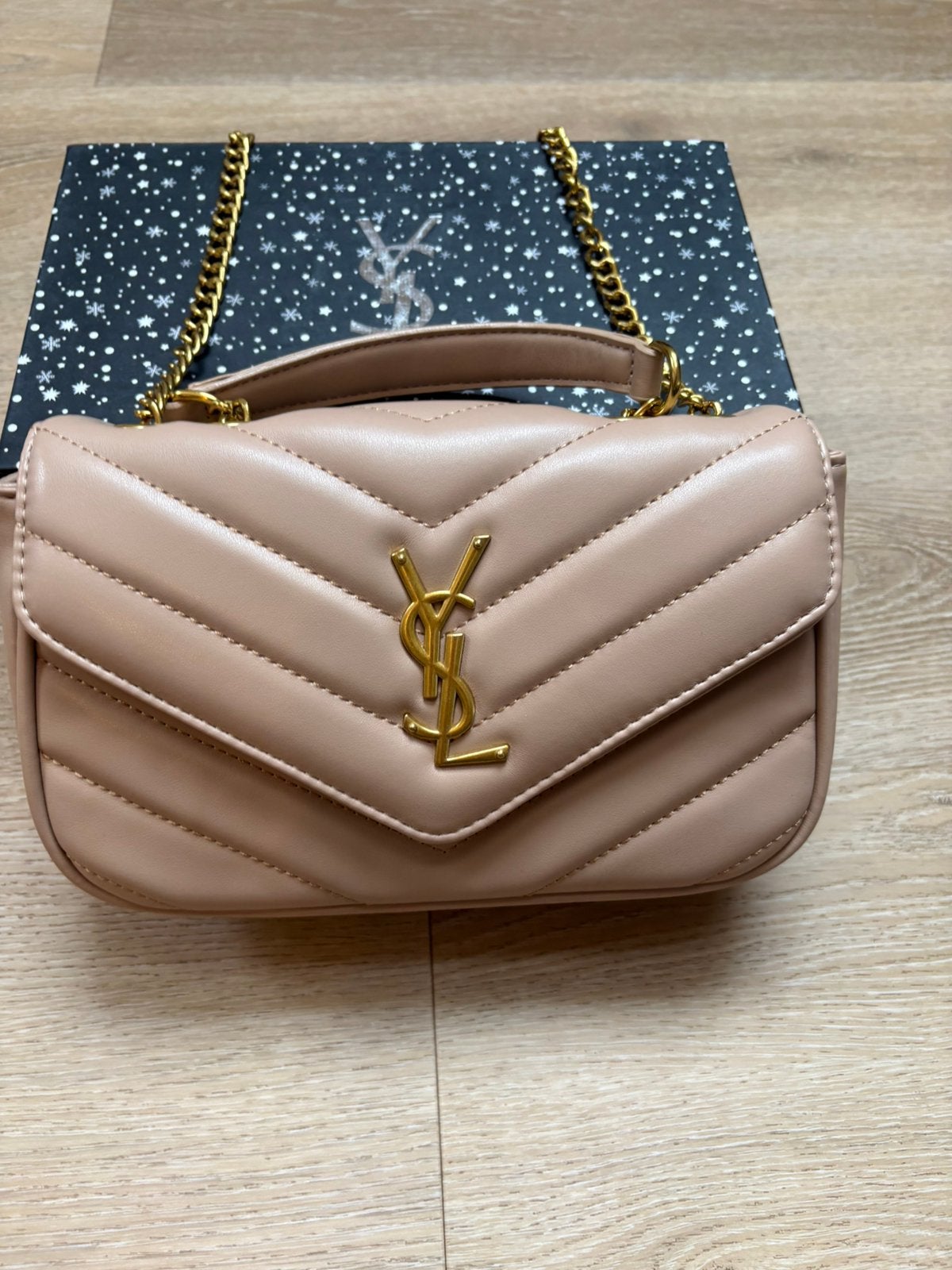 Tas ysl nieuw beige, Ophalen of Verzenden, Nieuw, Beige, Handtas