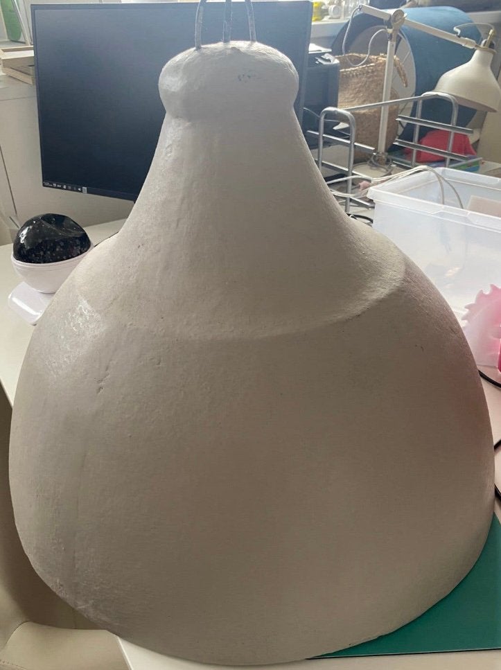 Hanglamp beton look beige, Ophalen, Zo goed als nieuw