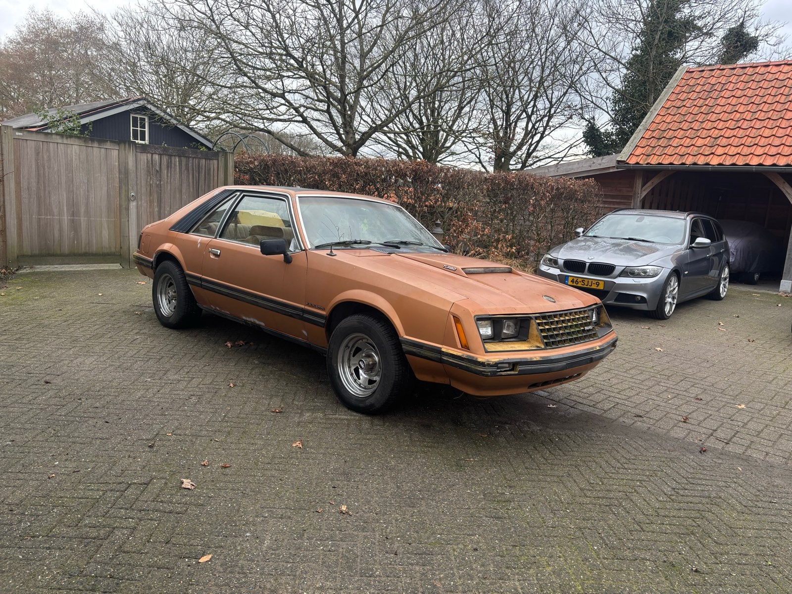 Zeldzame ford mustang fox body 2.3 turbo fastback, Auto's, Achterwielaandrijving, 2300 cc, Handgeschakeld, Particulier
