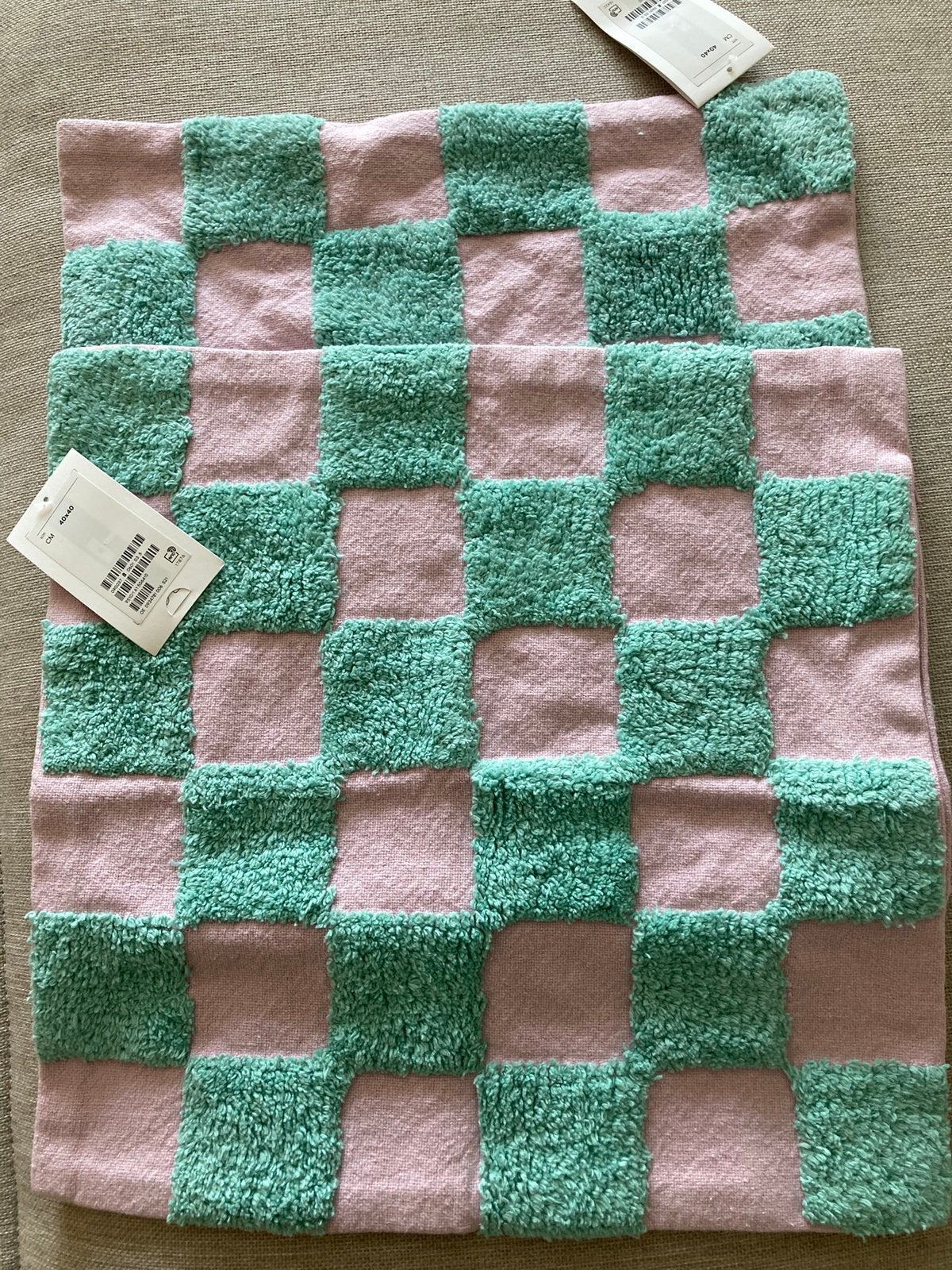 H&M sierkussenslopen 40x40  kussenslopen nieuw 2x, Ophalen of Verzenden, Nieuw, Vierkant