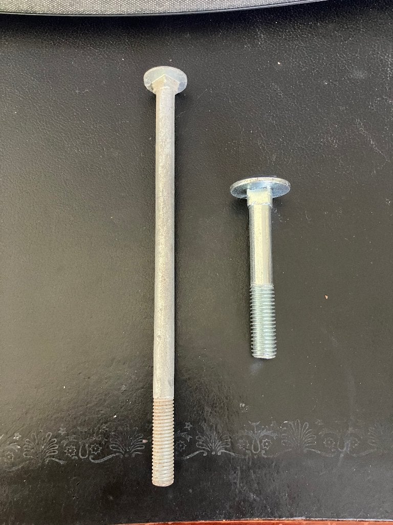 Slotbouten, Ophalen, Gebruikt, 100 tot 250 mm, Bouten of Moeren