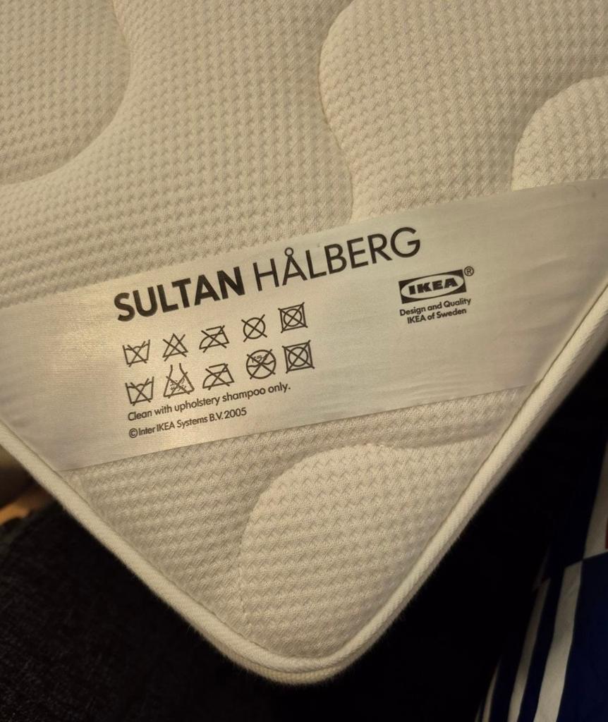 2x IKEA Sultan Hålberg matrassen 90x200 cm, Ophalen, 90 cm, Eenpersoons, Zo goed als nieuw