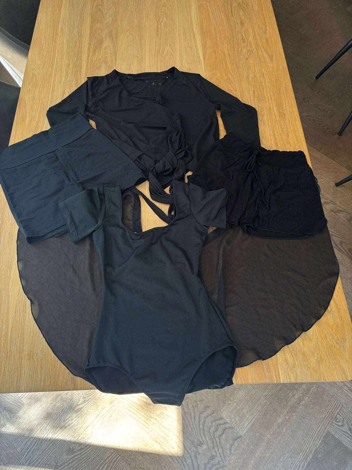 Zwarte balletkleding set (Röhnisch, Papillon, Ballet Nova), Kleding | Dames, Zwart, Overige typen, Ophalen of Verzenden, Zo goed als nieuw