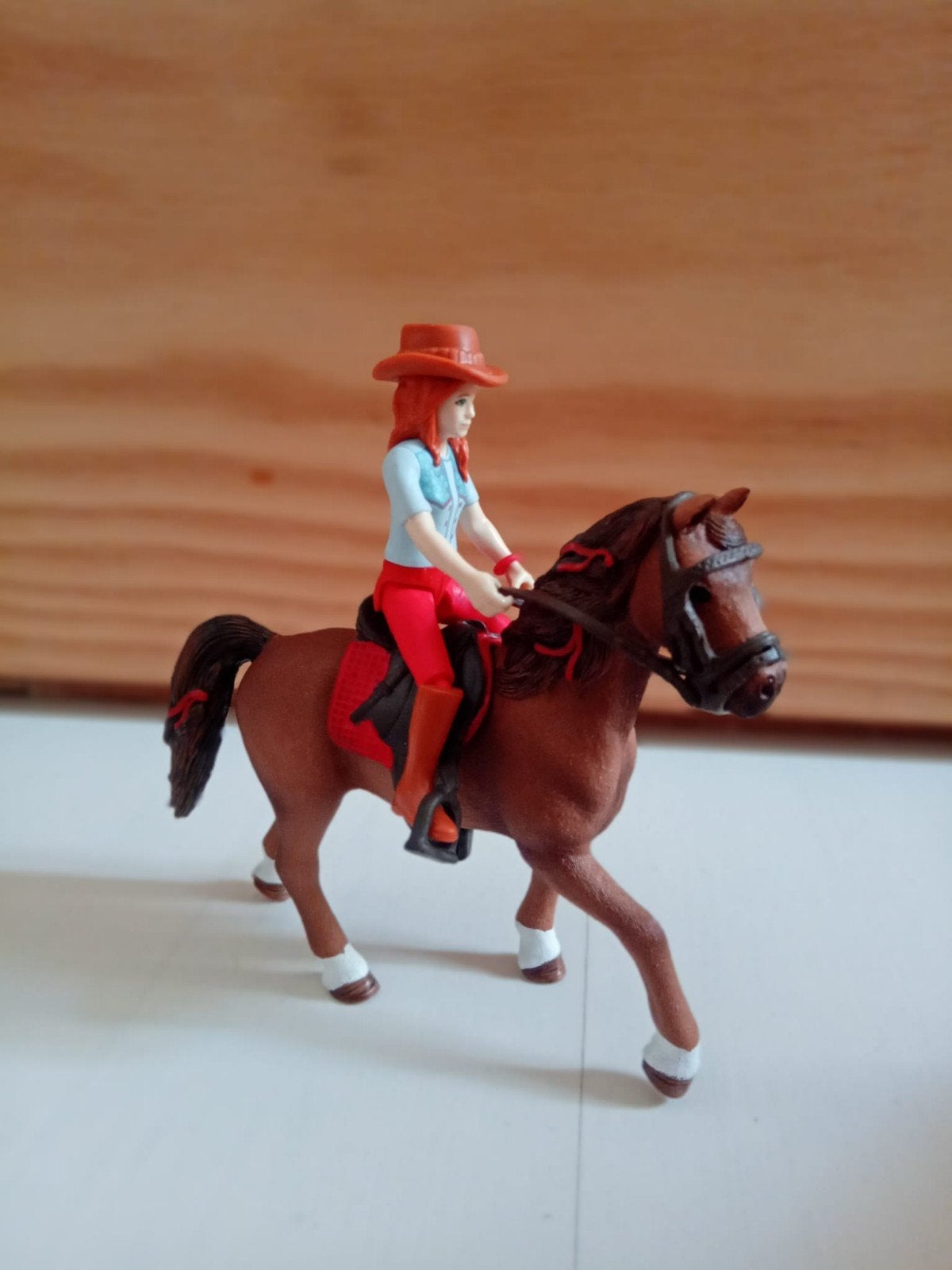 Schleich horse club, Hannah en Cayenne, Ophalen of Verzenden, Zo goed als nieuw, Jongen of Meisje