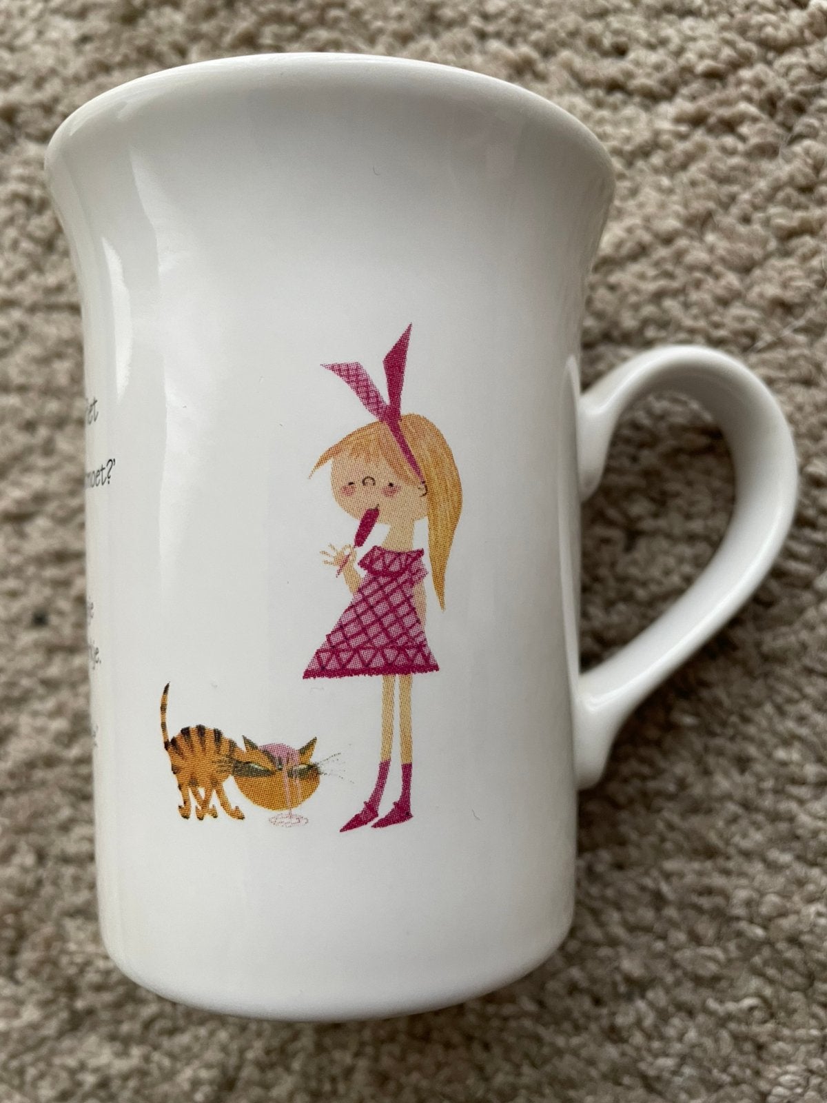 Staffordshire Pluk van de Petteflet Mok., Verzenden, Zo goed als nieuw, Overige stijlen, Mok