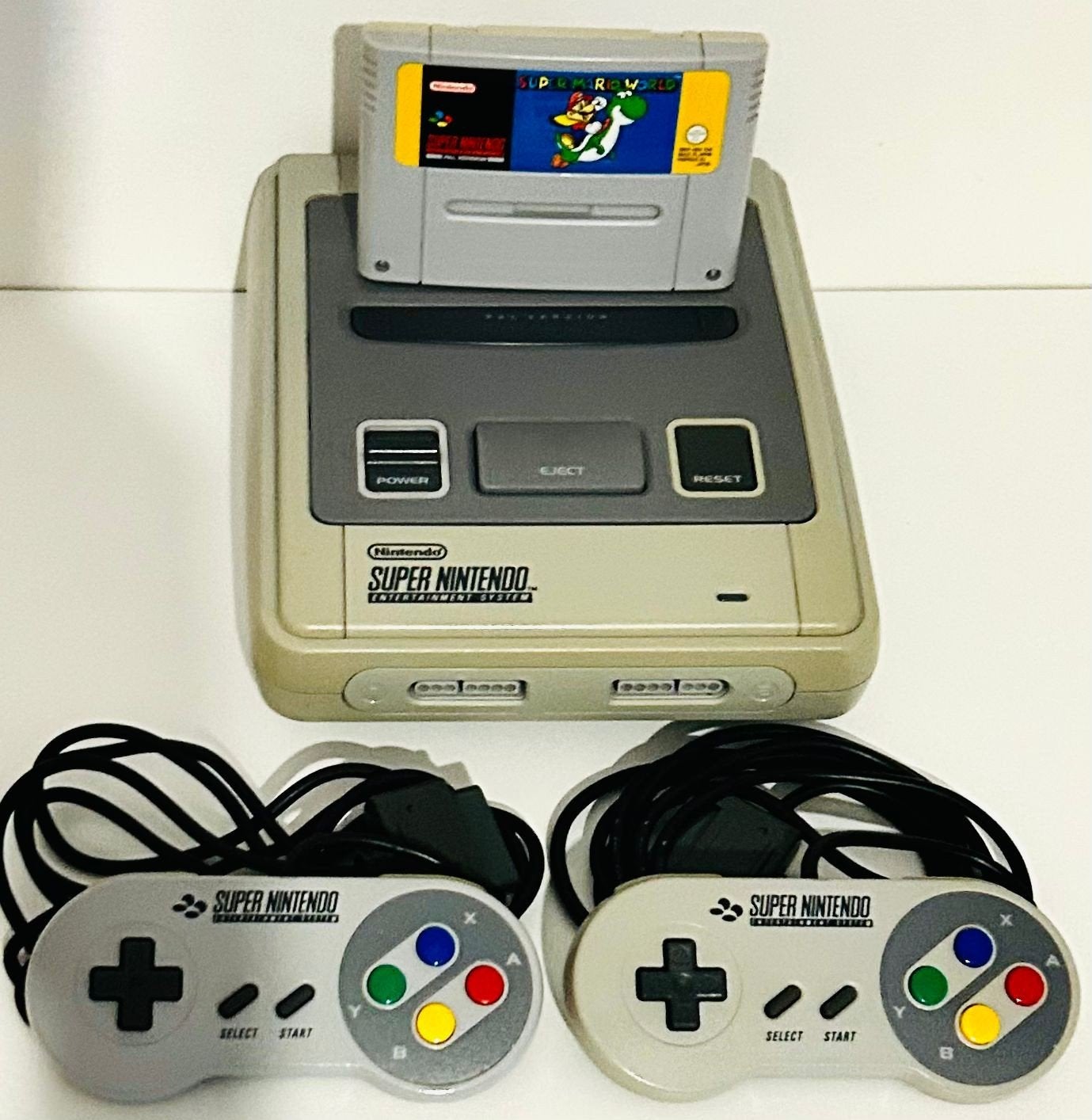 | Super Nintendo Set -, Ophalen of Verzenden, Gebruikt, Met 2 controllers, Met games