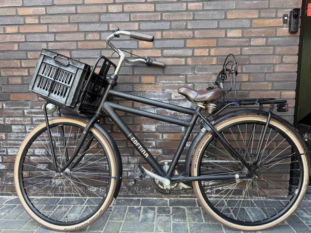 Cortina Transportfiets 3 Versnellingen, 28 inch, Gebruikt, Versnellingen, 56 cm of meer, Ophalen