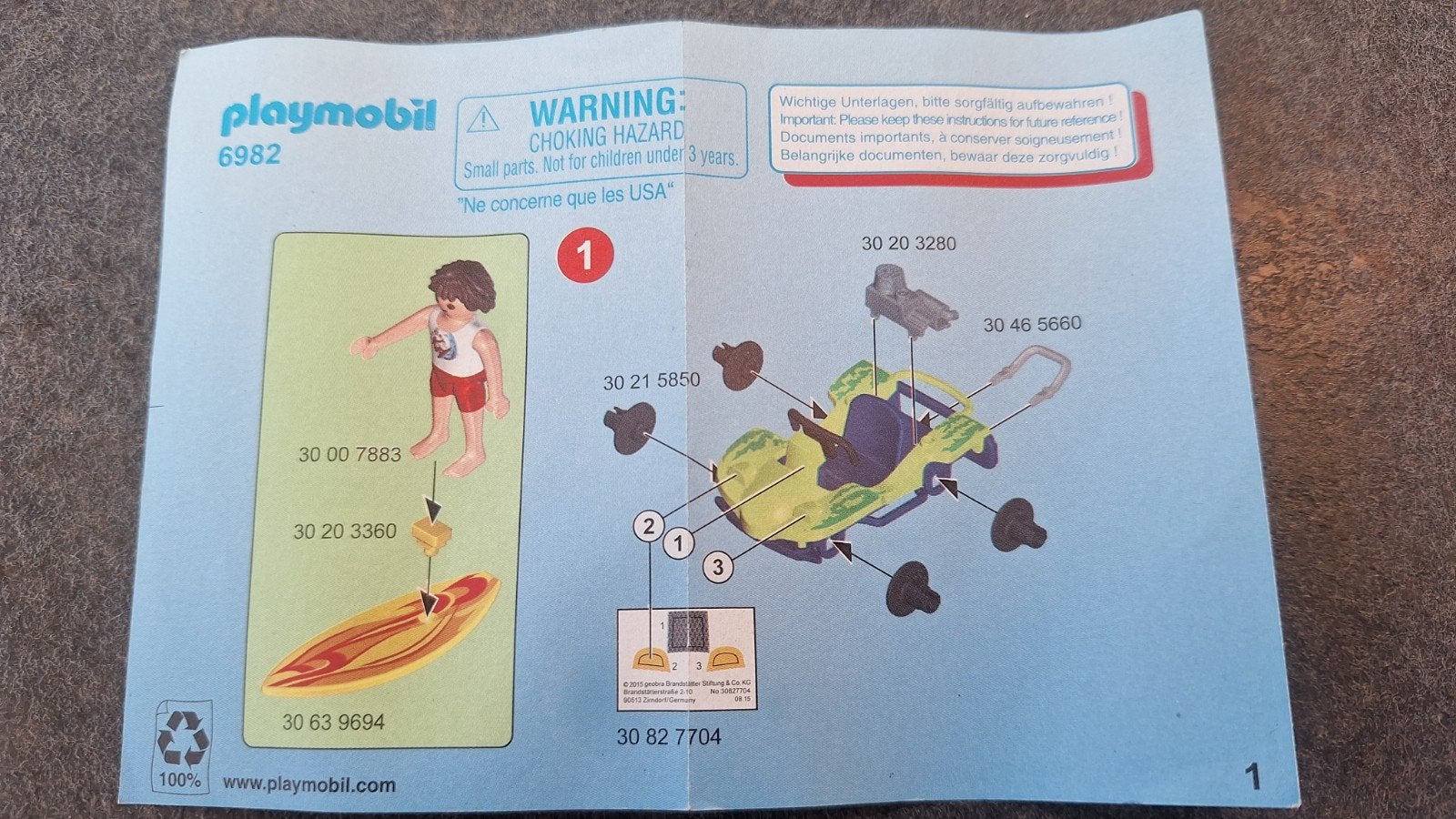 Foto 11 van Playmobil set: Jungle Jeep, Jeep met Surfer, Buggy €15