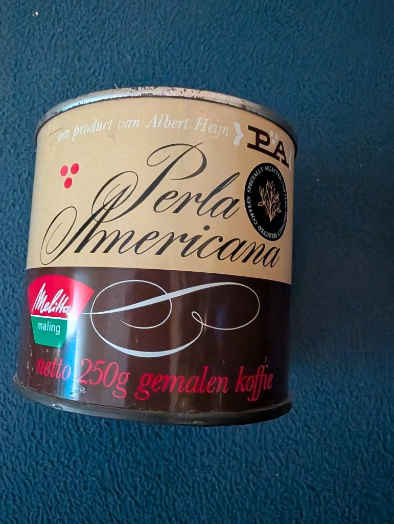 Ah Perla blik melita maling jaren 60, Ophalen of Verzenden, Gebruikt, Overige