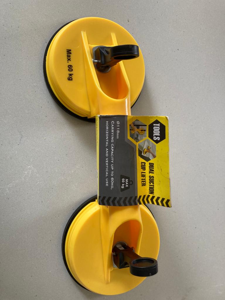 1 Dubbele zuignap max 60 kg, Ophalen of Verzenden, Nieuw