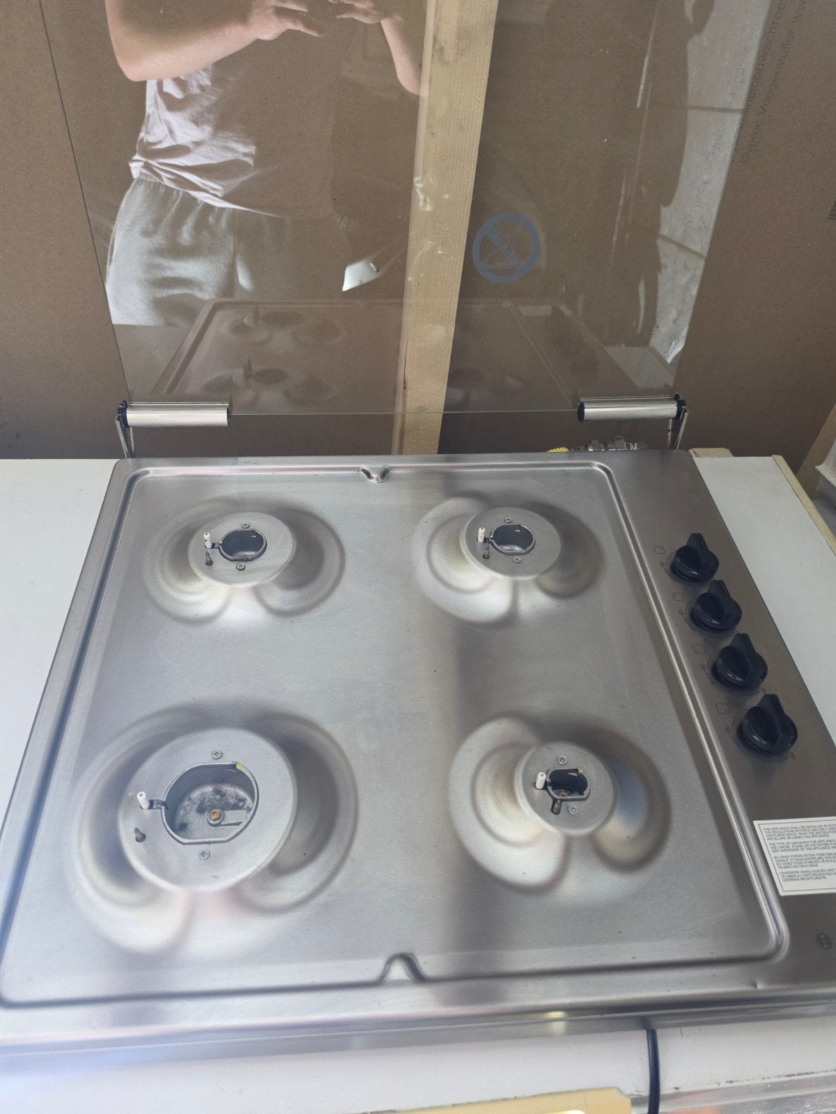 Bosch Gasfornuis 4 Pits met Gas, Ophalen, 4 kookzones, Zo goed als nieuw, Gas