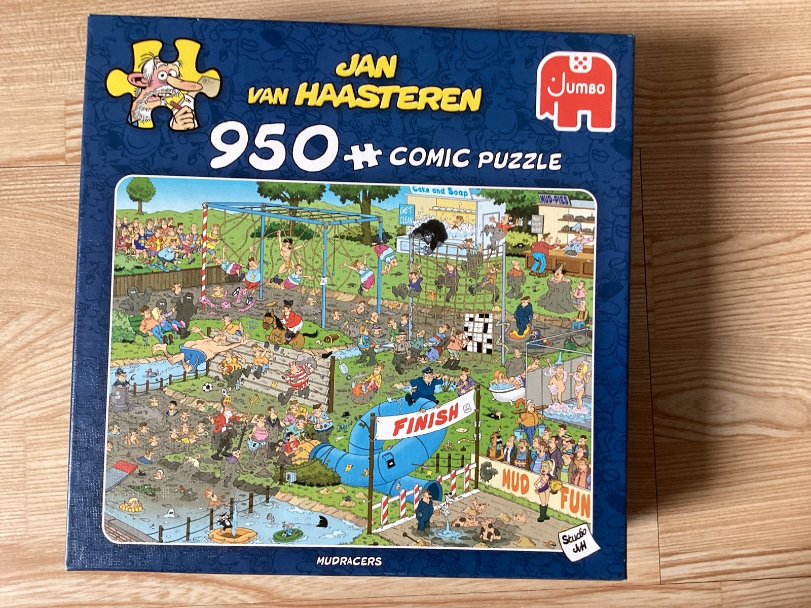 Jan van Haasteren Mudracers 950 stukjes Jumbo puzzel, Ophalen, 500 t/m 1500 stukjes, Zo goed als nieuw, Legpuzzel