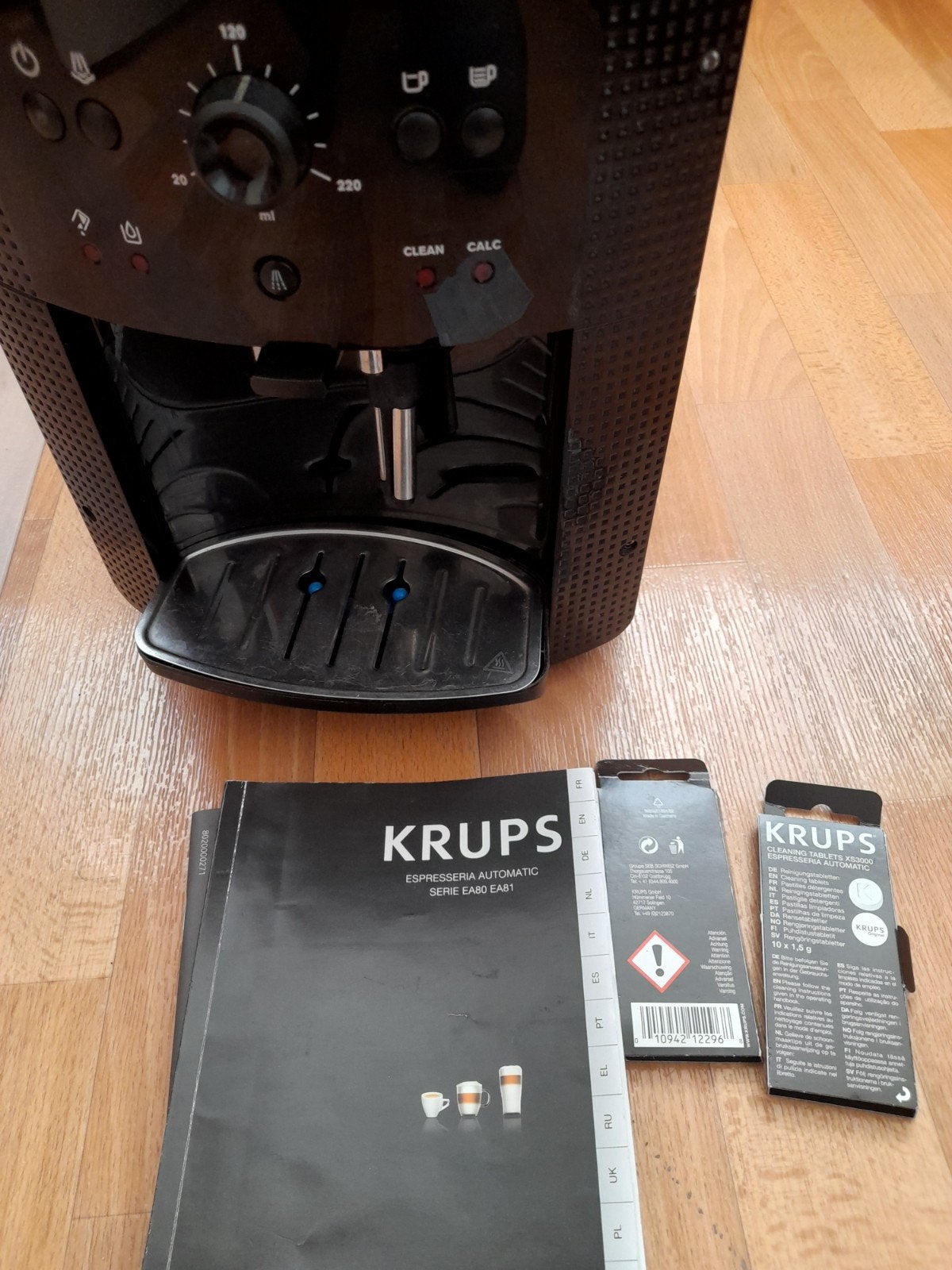 Krups Espresso, Afneembaar waterreservoir, Espresso apparaat, Zo goed als nieuw, 4 tot 10 kopjes