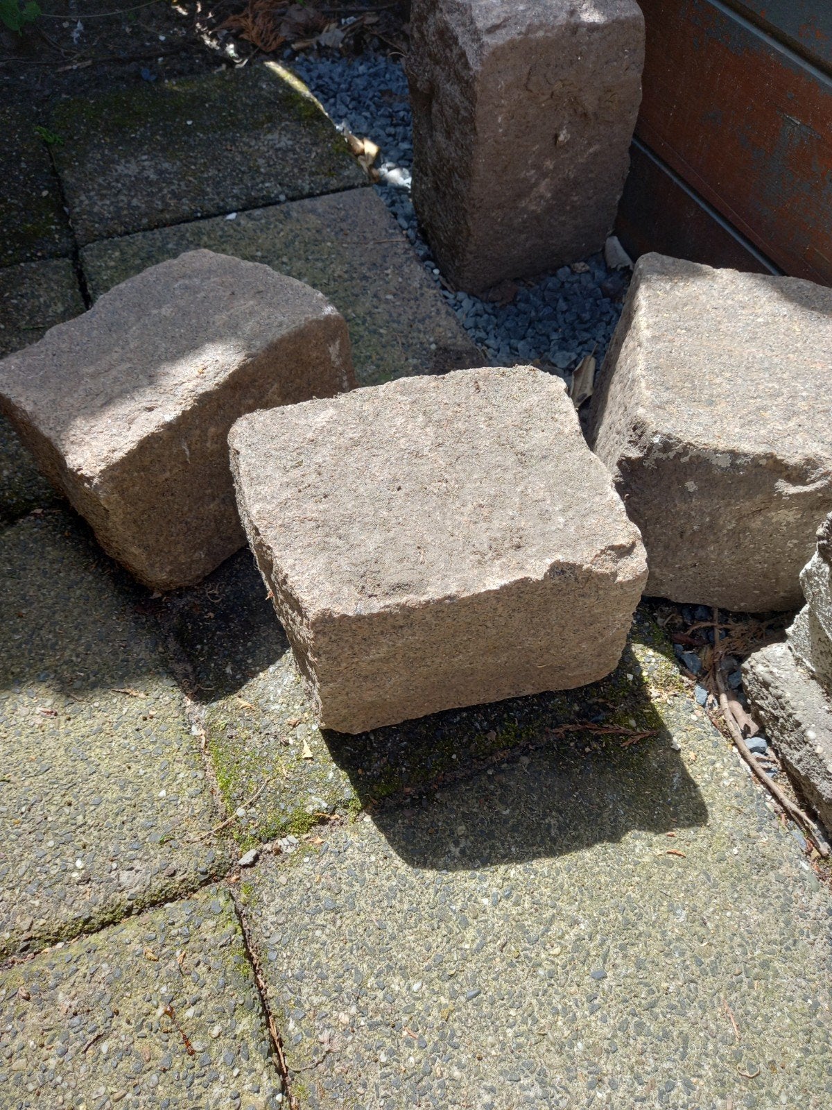 Gratis Belgische  keien, Tuin en Terras, Tegels en Klinkers, Ophalen of Verzenden, Beton, Minder dan 5 m², Overige typen