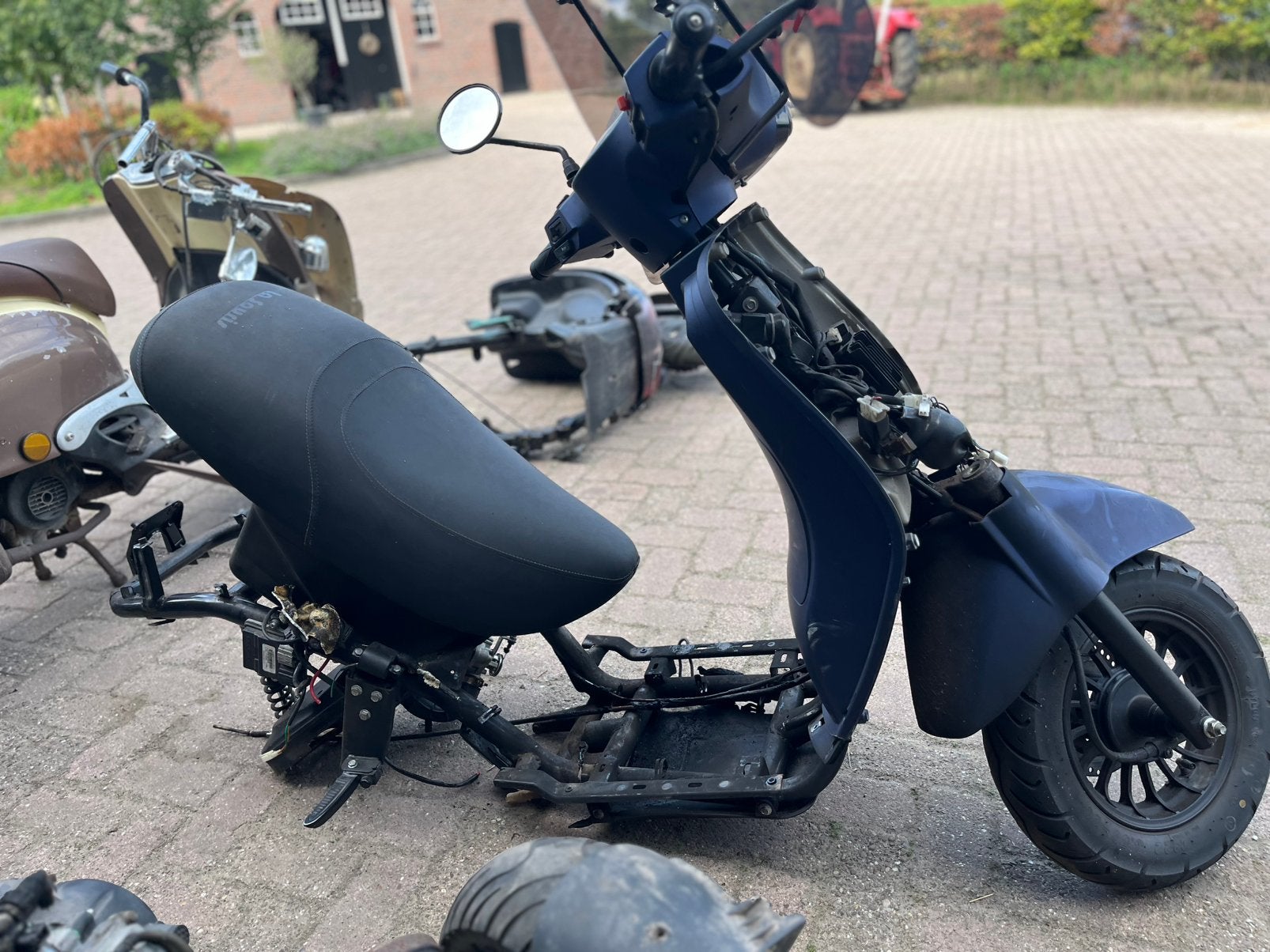 La souris  scooter in onderdelen, Ophalen, Gebruikt, Benzine, Overige merken