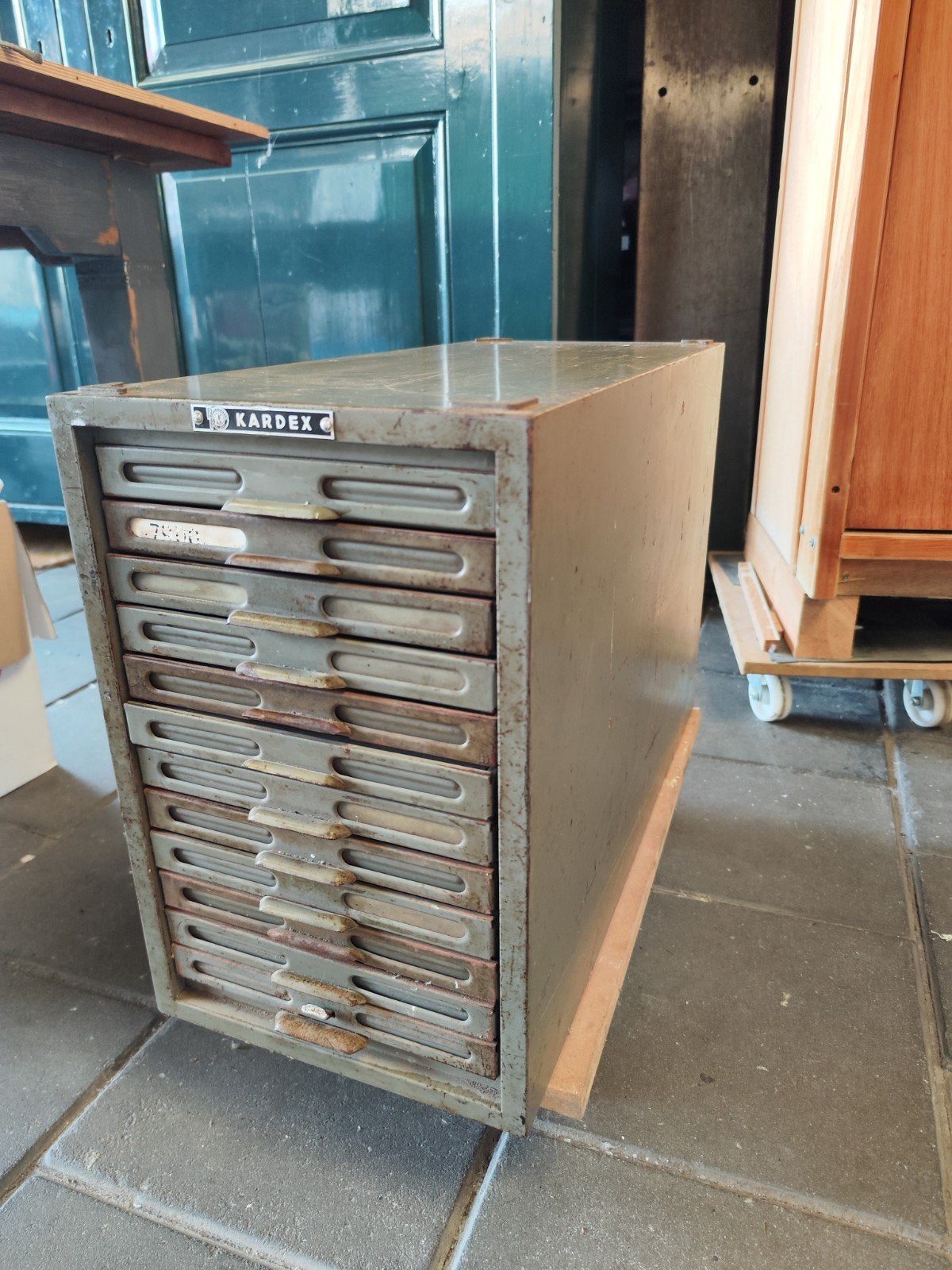 Vintage Kardex ladenkast/ Industrieel Design, Ophalen