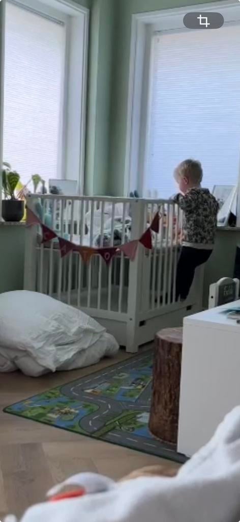 Witte nette box, Kinderen en Baby's, Boxen, Ophalen, Gebruikt