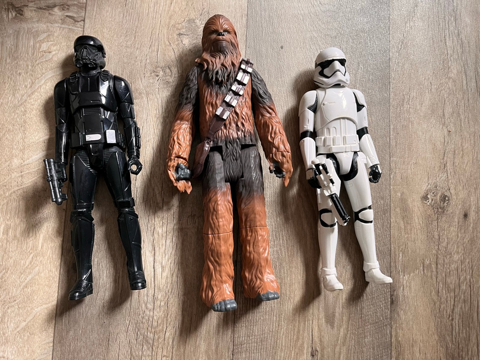 Star Wars actiefiguren: Chewbacca, Stormtrooper, Death Troop, Ophalen of Verzenden, Gebruikt