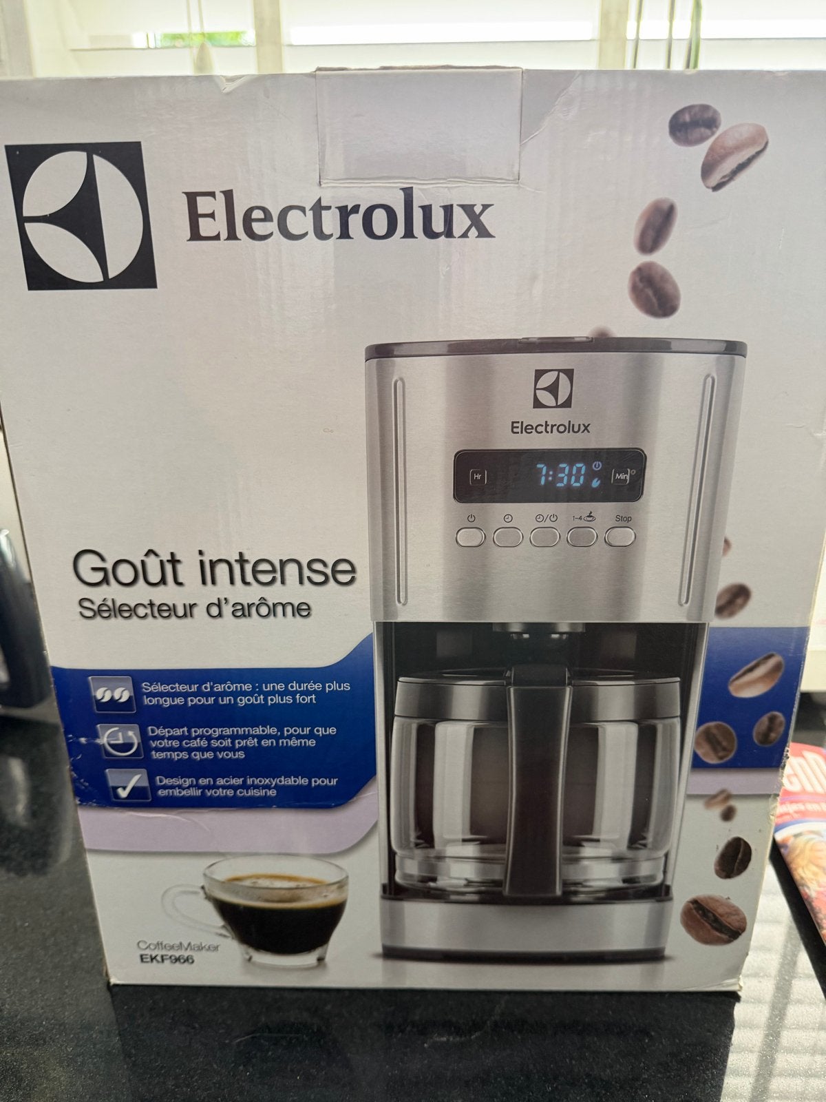 Electrolux Koffiezetapparaat - Zo goed als nieuw, 10 kopjes of meer, Koffiemachine, Gemalen koffie, Ophalen of Verzenden