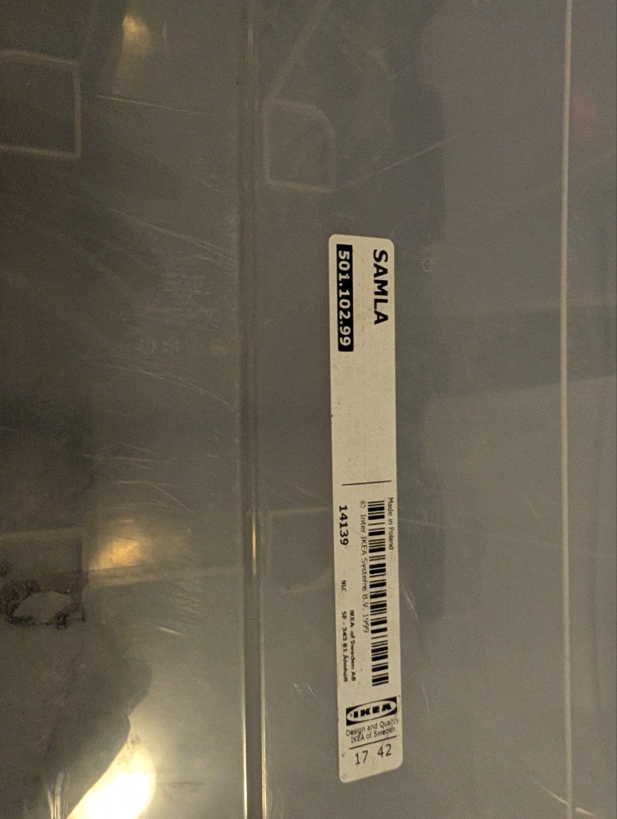 3x IKEA Samla Bakken 40x28x28 cm - Handige Opbergboxen, Ophalen, Gebruikt, Minder dan 50 cm, Minder dan 50 cm