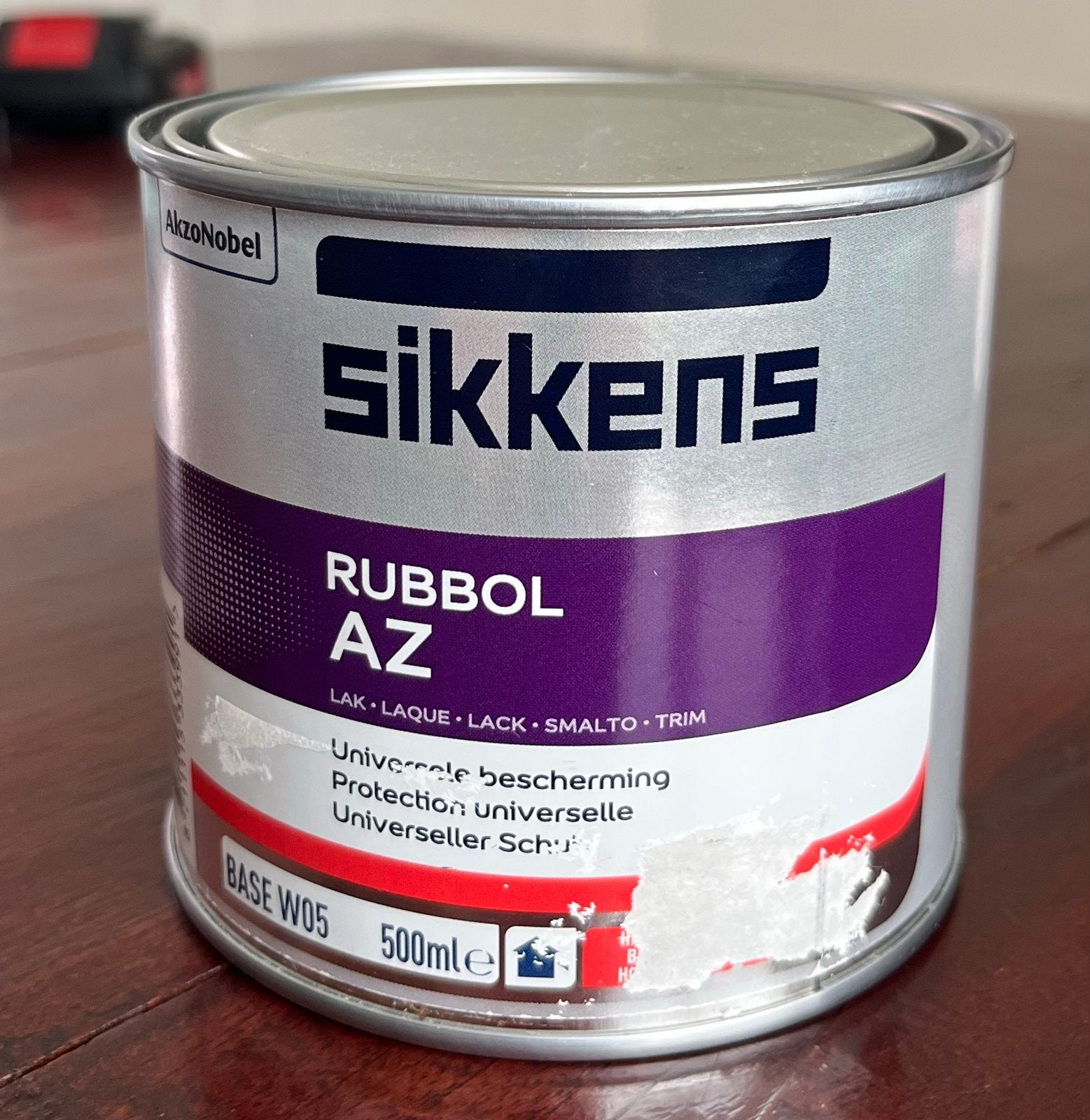 Sikkens Rubbol AZ Lakverf Zandsteengeel 0.5L, Geel, Nieuw, Ophalen of Verzenden, Lak