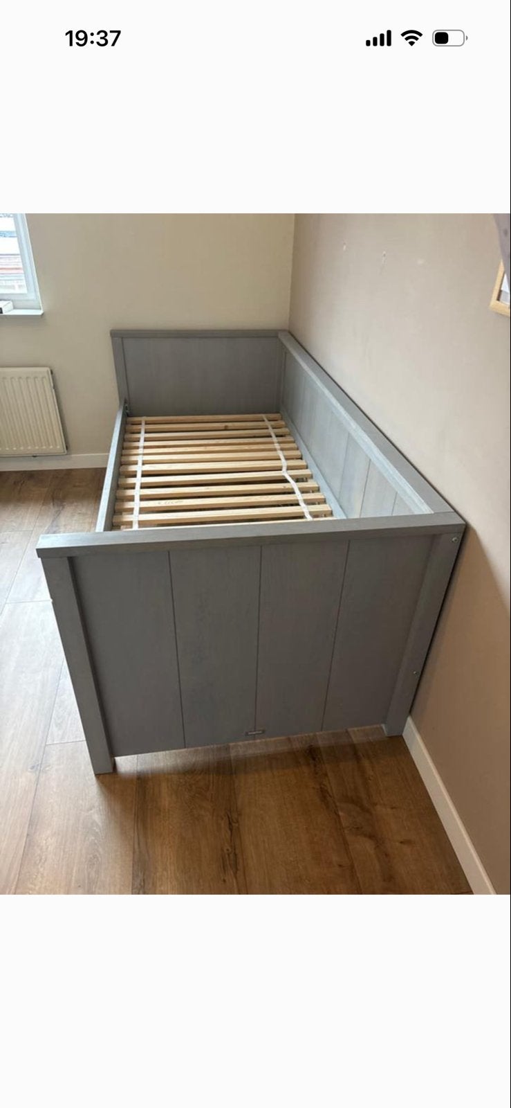 Kinderbed Bopita 90x200cm met lattenbodem en matras, Kinderen en Baby's, Kinderkamer | Bedden, Ophalen, 85 tot 100 cm, Gebruikt