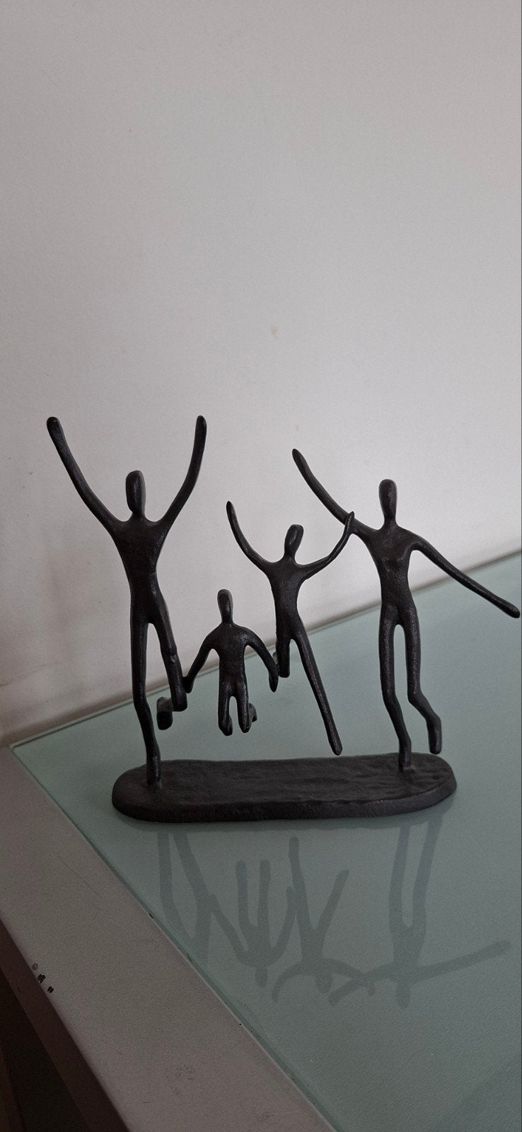 Mooi beeld fezin met 2 kinderen, Ophalen of Verzenden, Zo goed als nieuw, Mens