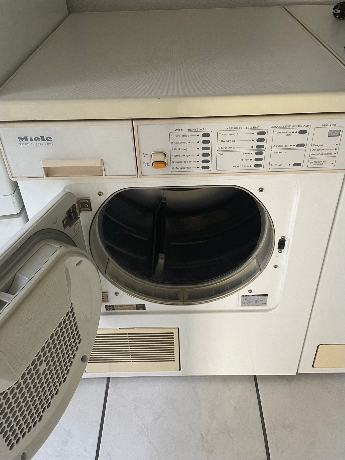 Miele wasdroger, Ophalen, Gebruikt, 8 tot 10 kg, Voorlader