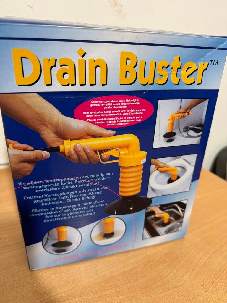 Drain Buster Lucht Drukontstopper ( Nieuw ), Doe-het-zelf en Verbouw, Ophalen of Verzenden, Zo goed als nieuw